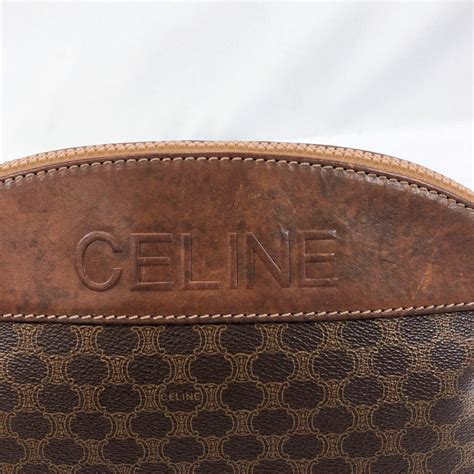 celine m06|Celine Macadam Pattern M06 PVC x Leather Brown Women's .